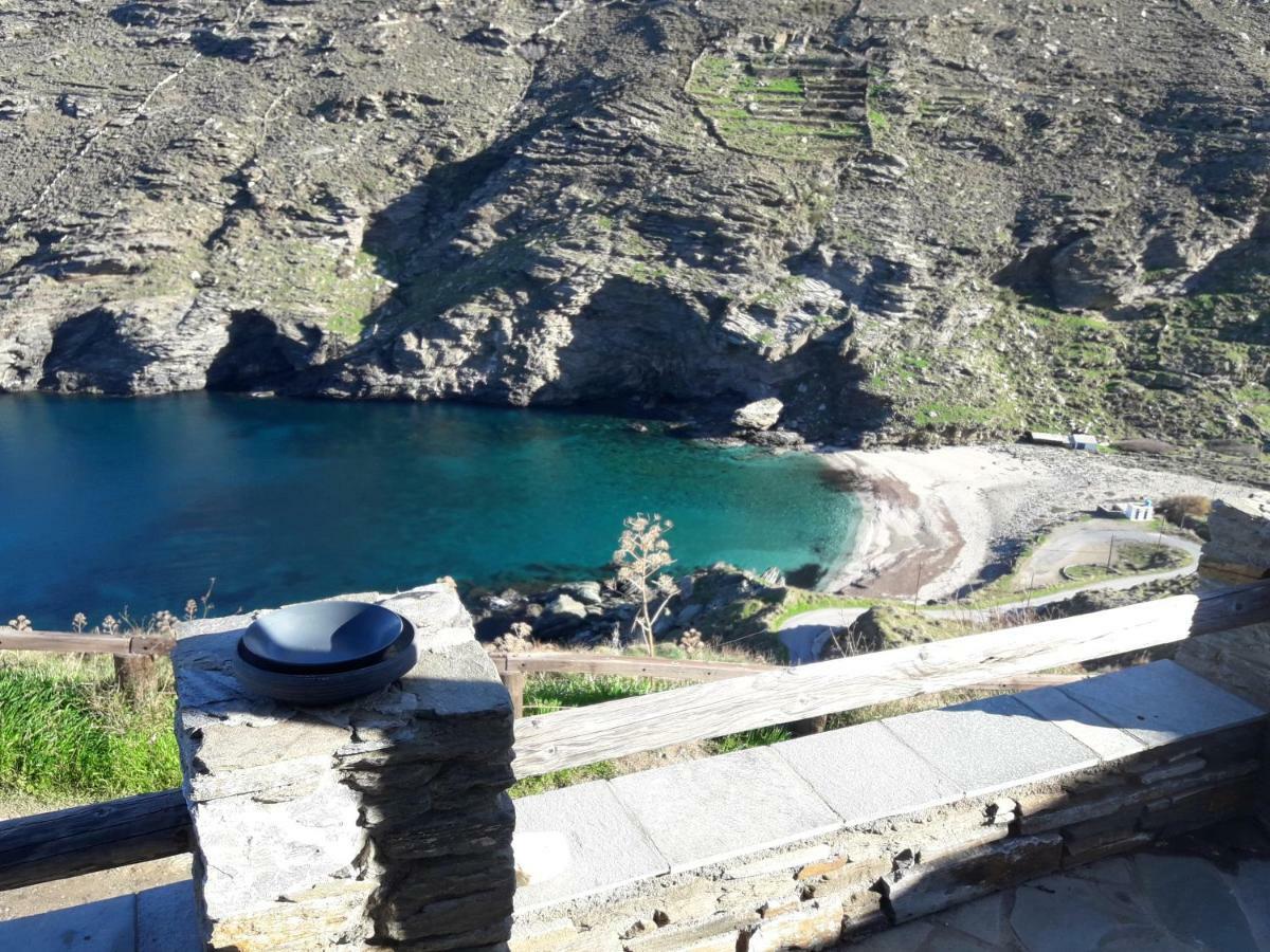 Anastasis Luxury Villa Andros With Heated Pool Sineti エクステリア 写真